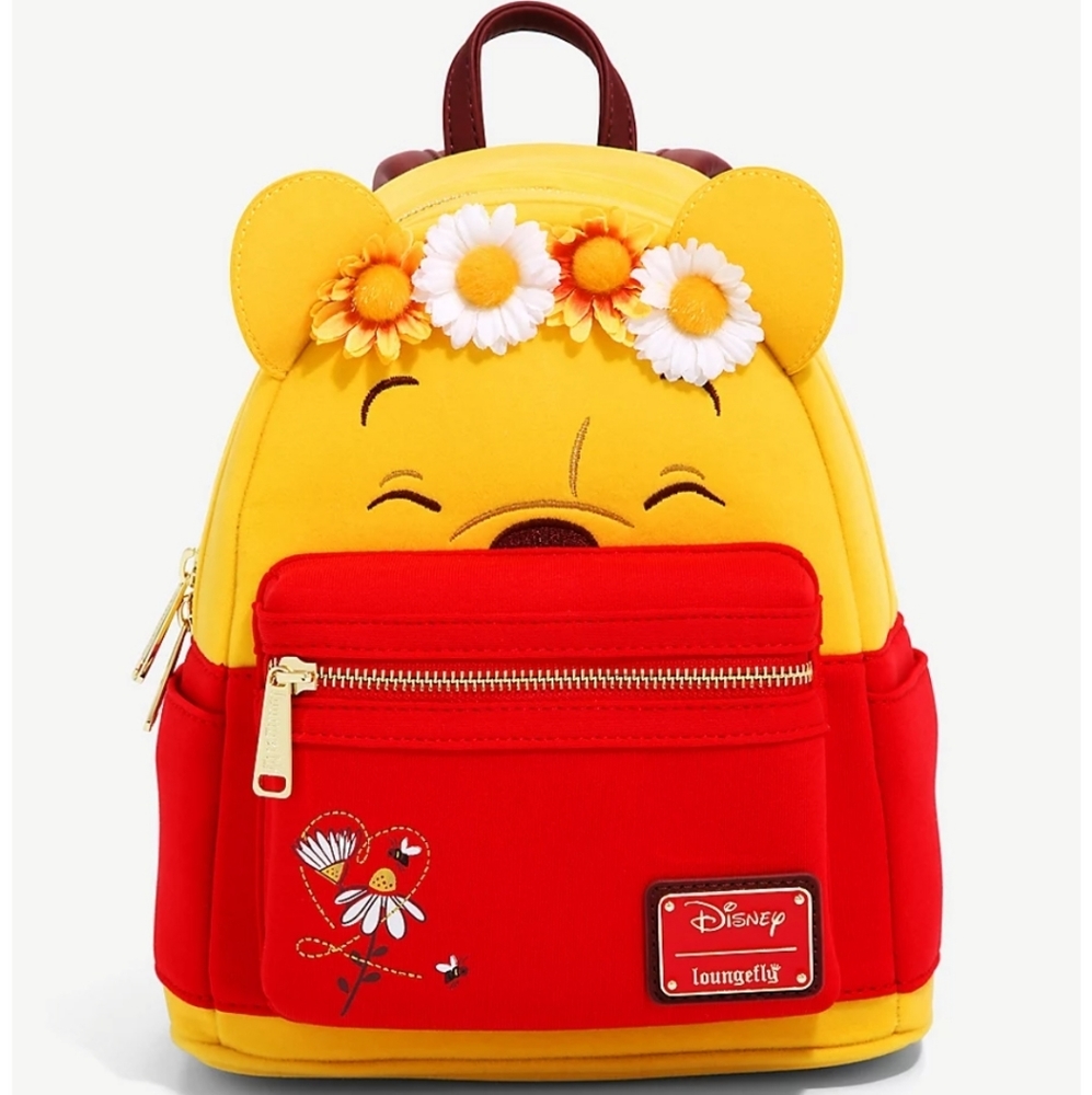 Loungefly Disney Pooh Floral Crown Mini Backpack